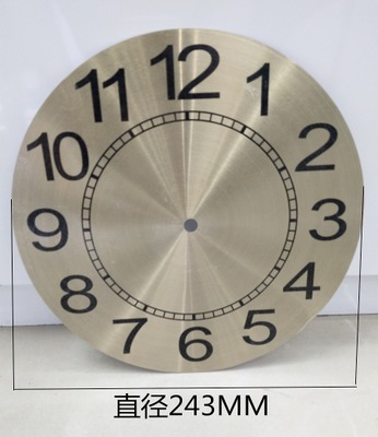 243mm鐵藝鐘面DIY掛鐘｜讓時(shí)光在指尖流轉(zhuǎn)變奏曲